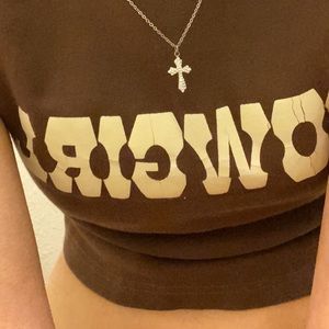 Brandy Cowgirl baby tee